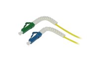 Synergy 21 LWL1 Faser Patchkabel 10m LC-LC(APC), 9/125u OS2 G657A2 AD=2mm  flexible Knickschutztülle