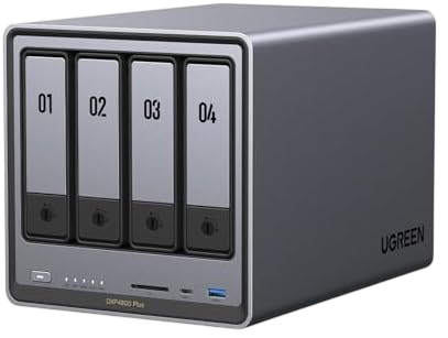 Ugreen NASync DXP4800 Plus NAS Server Intel Pentium Gold 8505 8GB RAM RJ45 10GBase-T HDMI 2.0