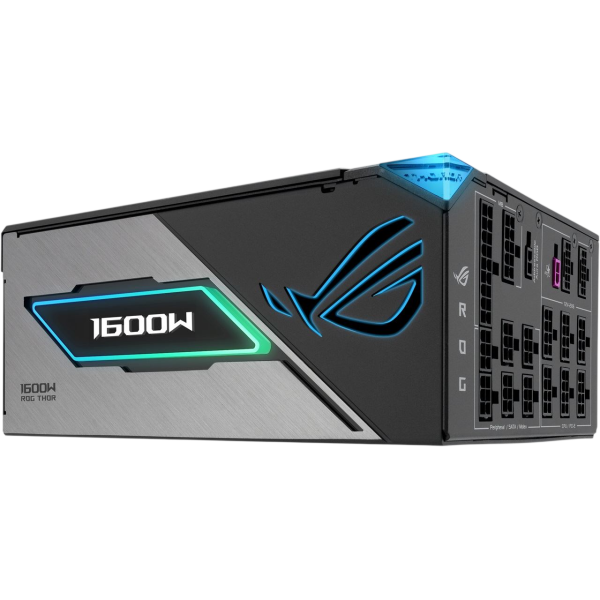 1600 Watt ASUS ROG-THOR-1600T3-GAMING ATX 3.1 ROG Thor Titanium III vollmodular OLED 1600W 80 PLUS Titanium schwarz