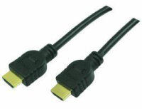 Logilink HDMI-Kabel Ethernet A -> A St/St 10.00m Gold