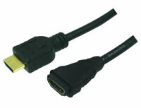 Logilink HDMI-Kabel Ethernet A -> A St/Bu  3.00m Gold...