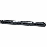 INTELLINET Patchpanel 1HE 24-Port Cat6  UTP sw