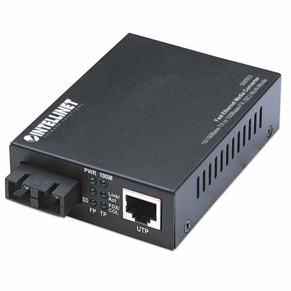 INTELLINET Medienkonverter Fast Ethernet Multimode 2km   sw