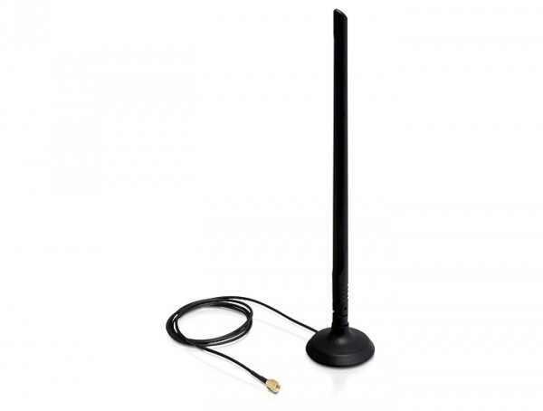 DELOCK WL-Antenne RP-SMA 6dBi Kippgelenk Standfuß ma