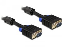 DELOCK VGA-Kabel D-Sub15 -> D-Sub15 St/St 10.00m schw