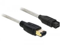 DELOCK FireWire-Kabel FW400 6Pin -> FW800 9Pin St/St 3.00