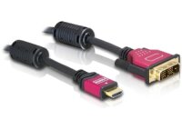 DELOCK HDMI Kabel HDMI A -> DVI(18+1) St/St 3.00m Premium
