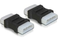 DELOCK Adapter 4Pin Molex -> 4Pin Molex St/St
