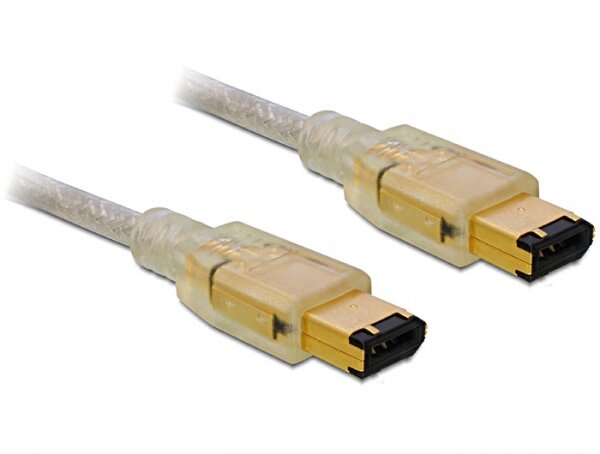 DELOCK FireWire-Kabel FW400 6pin -> FW400 6pin St/St 2,00 retail