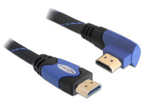 DELOCK HDMI Kabel Ethernet A -> A St/St 5.00m 90°...