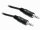 DELOCK Klinkekabel 3,5mm -> 3,5mm St/St 5.00m schwarz