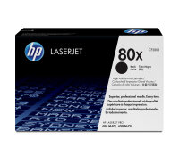 HP 80x       Schwarz     LaserJet    Tonerpatrone