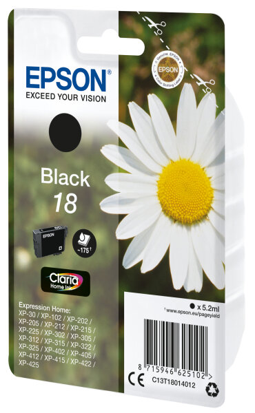 Patrone Epson 18 black                                 T1801
