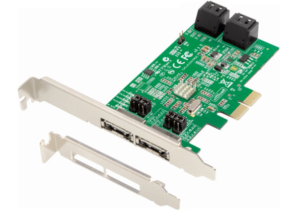 Dawicontrol PCI Card PCI-e DC-624e  RAID R2 4-Kanal SATA 6G retail