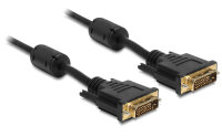 DELOCK DVI Kabel DVI(24+1) -> DVI(24+1) St/St 2.00m Gold