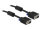 DELOCK VGA-Kabel D-Sub15 -> D-Sub15 St/St 3.00m schwa
