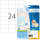 HERMA Etiketten Premium A4 weiß 70x37   mm Papier  600 St.