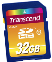 32GB Transcend SDHC Card