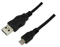 Logilink USB Kabel A -> micro B St/St  3.00m schwarz