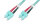 DIGITUS LWL Patchkabel SC -> SC 3.00m  Multimode Duplex OM3