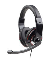 gembird Headset STEREO MHS 001  glänzend Klinke schwarz