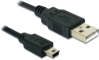 DELOCK USB Kabel A -> Mini-B St/St 3.00m sw