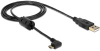 DELOCK USB Kabel A -> Micro-B 90° St/St 1.00m sw