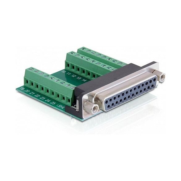 DELOCK Adapter Terminalblock 27Pin -> D-Sub25 Buchse