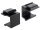 DELOCK Keystone Abdeckung 4 Stk schwarz