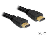 DELOCK HDMI Kabel Ethernet A -> A St/St 20.00m 4K Gold