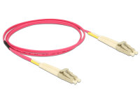 DELOCK LWL Patchkabel LC -> LC 1.00m Multimode Duplex OM4