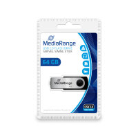 MediaRange USB-Stick 64GB USB 2.0 swivel swing