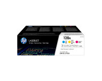 HP 128A  3x  Dreifarbig  LaserJet    Tonerpatrone
