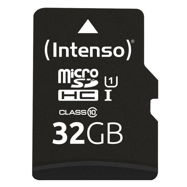 SD MicroSD Card 32GB Intenso SD-HC UHS-I retail