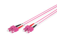 DIGITUS LWL Patchkabel SC -> SC 1.00m Multimode Duplex...