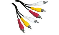 Schwaiger Audiokabel AV Cinchkabel 1,5m Schwarz