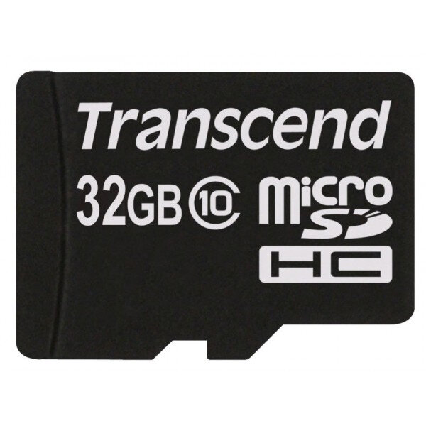 SD microSD Card  32GB Transcend SDHC UHS1 600x w/Adap.