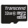 SD microSD Card  32GB Transcend SDHC UHS1 600x w/Adap.