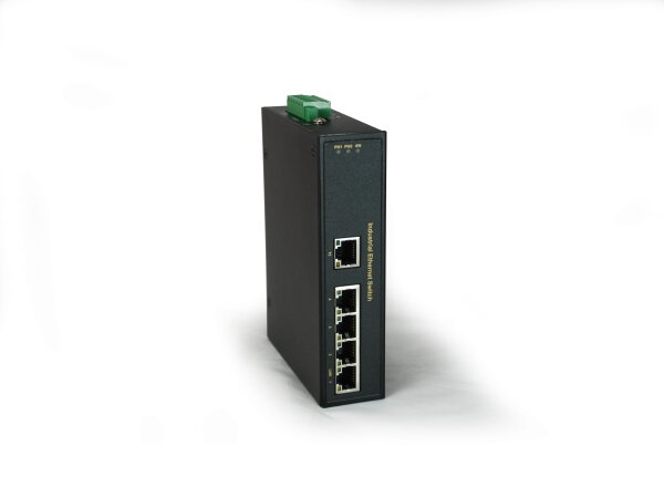 LevelOne Industr.Switch  5xFE/IP30+DIN                Metall