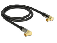 DELOCK Antennenkabel IEC 90° -> IEC 90° St/Bu...