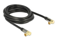 DELOCK Antennenkabel IEC 90° -> IEC 90° St/Bu...