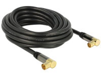 DELOCK Antennenkabel IEC 90° -> IEC 90° St/Bu...