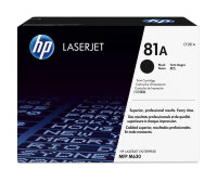 HP 81A       Schwarz     LaserJet    Tonerpatrone
