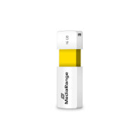 MediaRange USB-Stick 16GB USB 2.0 Slider yellow