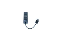 MediaRange USB-HUB 4-Port USB 2.0 extern schwarz