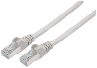 INTELLINET Patchkabel RJ45 S/FTP Cat6  10m LSZH Hebels. grau