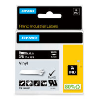 DYMO     Rhino Band Vinyl    9mmx5.5m weiß...