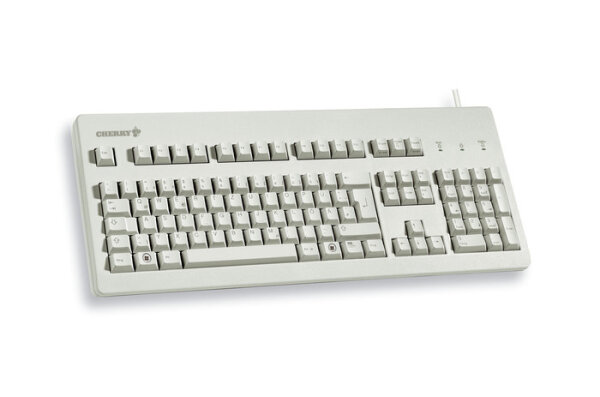CHERRY MX3000 Tastatur Wired EU MX Braun   1.75m hellgrau