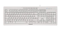 CHERRY Stream 3.0 Tastatur Wired CH weiß/grau