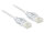 DELOCK Patchkabel RJ45 Cat6 U/UTP 1.00m weiß slim